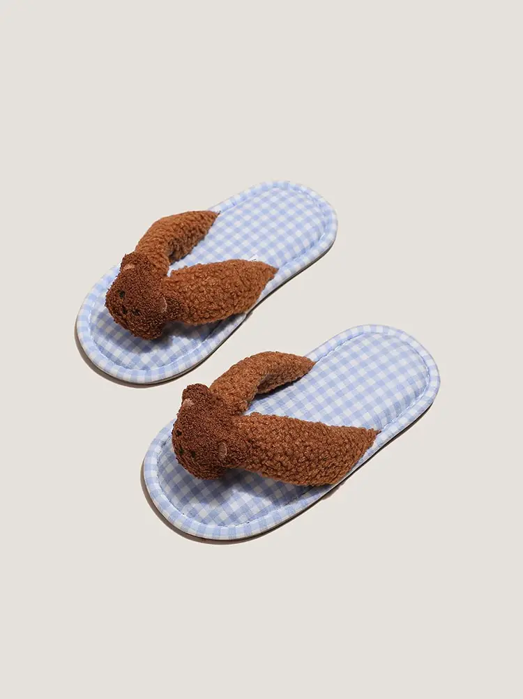 Brown Bear Couple Slippers Summer Flip Flops — feature 11