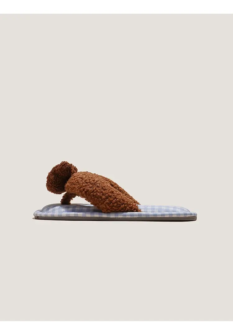 Brown Bear Couple Slippers Summer Flip Flops — feature 13
