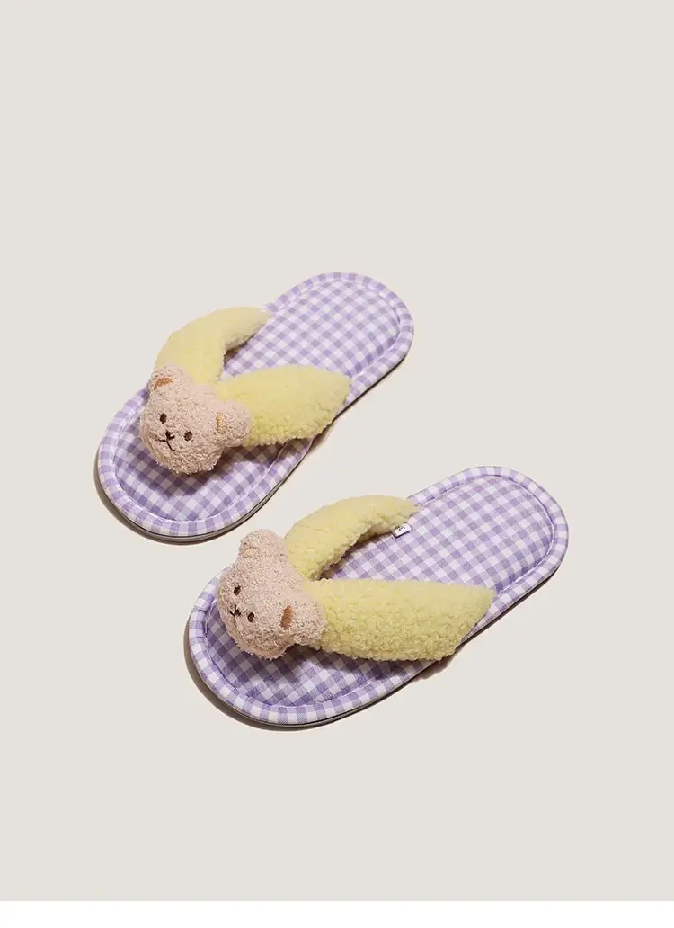 Brown Bear Couple Slippers Summer Flip Flops — feature 8