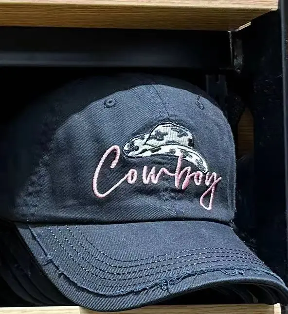 Women's Korean-style Embroidered Beige Cap - Image 10