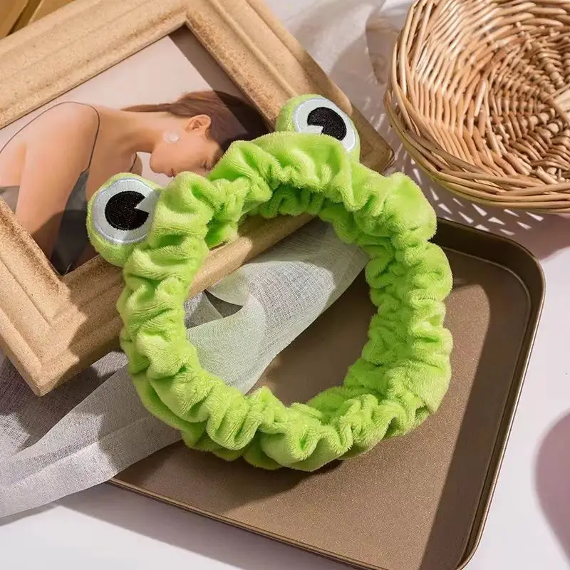 Plush Bear Hairband for Girls Pink Autumn Winter