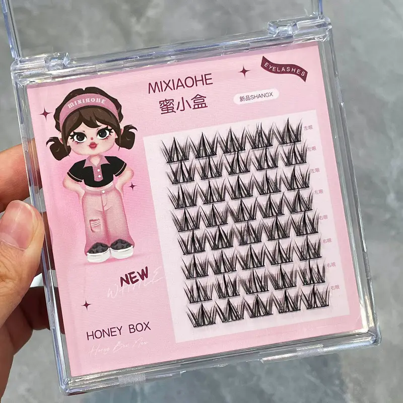 Soft Cute Big-Eyed Dog True Eyelashes Single Cluster Clear Sense Natural Innocent Eyes Enlarged Eyes Daily False Eyelashes — feature 24