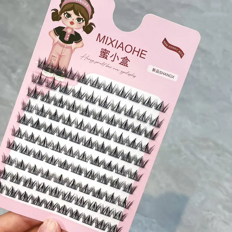 Soft Cute Big-Eyed Dog True Eyelashes Single Cluster Clear Sense Natural Innocent Eyes Enlarged Eyes Daily False Eyelashes — feature 29