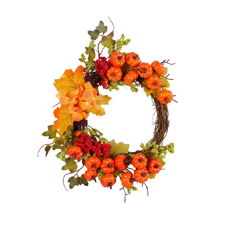 2023 Autumn Pumpkin Rattan Garland for Home Decor - Image 6