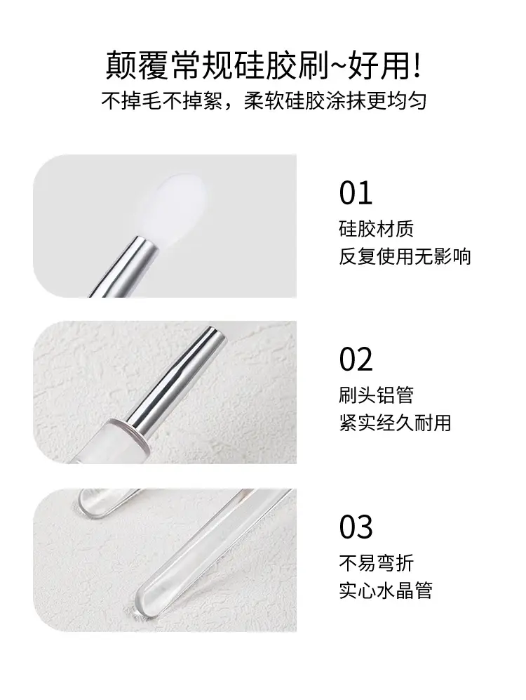 Nail Transparent Silicone Magic Mirror Powder — feature 3