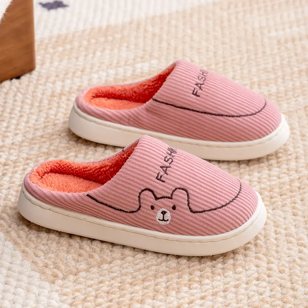 Qida Shun new special home cotton slippers winter non-slip thick-soled men's and women's shoes home warm cotton wholesale - Image 17