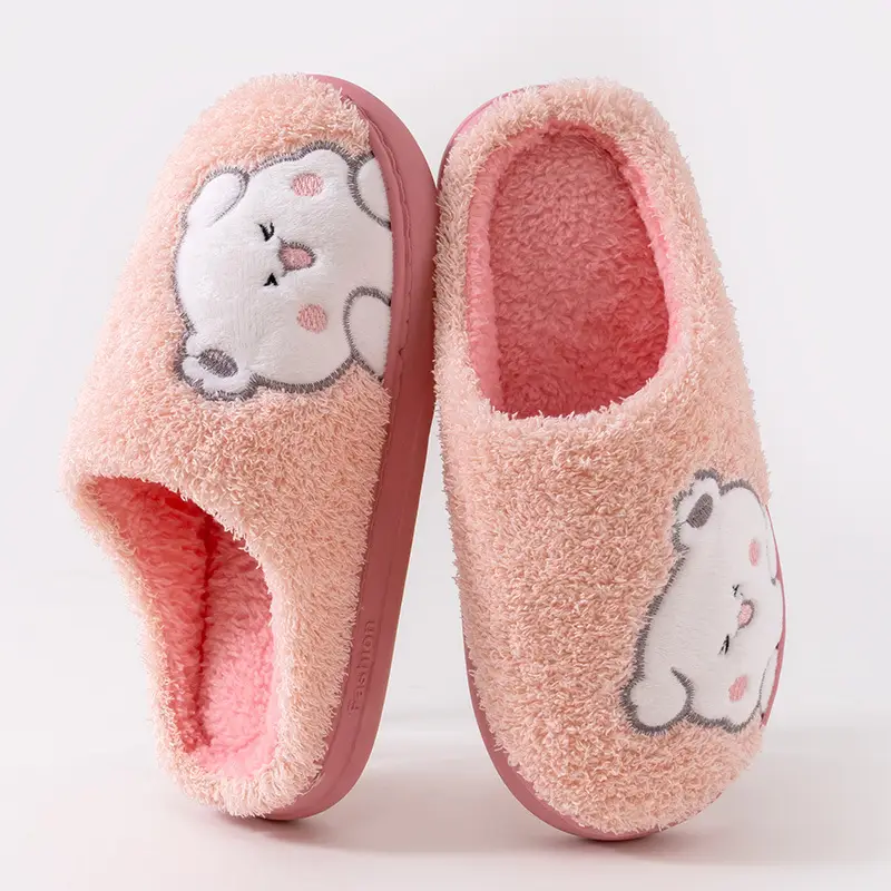 Qida Shun new special home cotton slippers winter non-slip thick-soled men's and women's shoes home warm cotton wholesale - Image 20