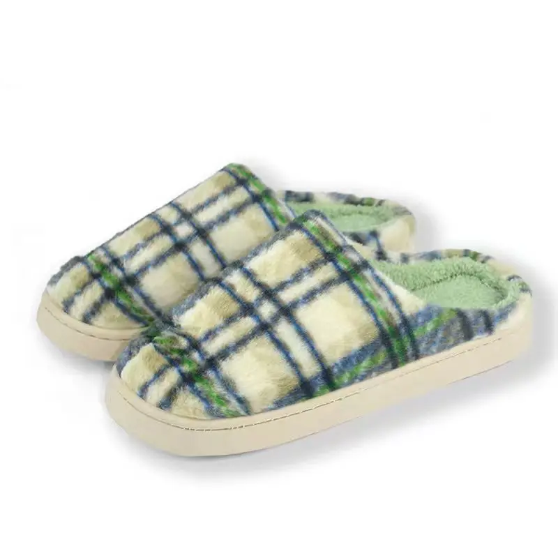 Qida Shun new special home cotton slippers winter non-slip thick-soled men's and women's shoes home warm cotton wholesale - Image 9