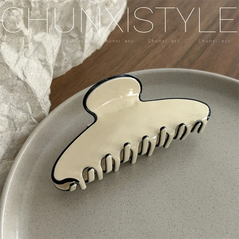 Elegant Acrylic Hair Clips Medium Large Set - Image 2
