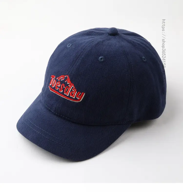 Men's Brown Embroidered Cap with Short Brim — feature 7