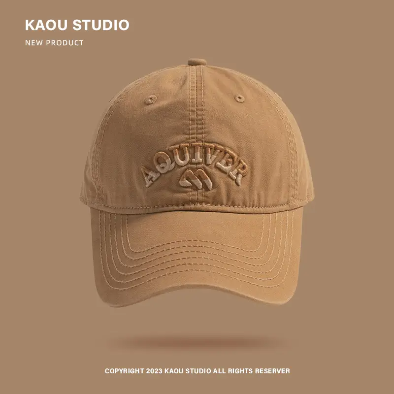 Three-Denim Embroidered Baseball Cap for Women Men - Image 3
