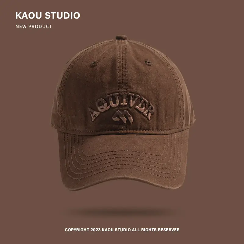 Three-Denim Embroidered Baseball Cap for Women Men - Image 5