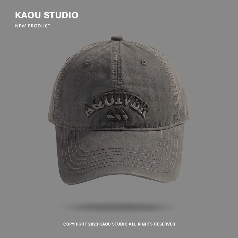 Three-Denim Embroidered Baseball Cap for Women Men - Image 6
