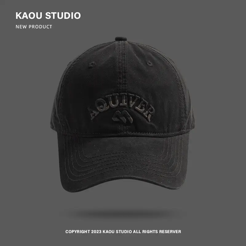 Three-Denim Embroidered Baseball Cap for Women Men - Image 8