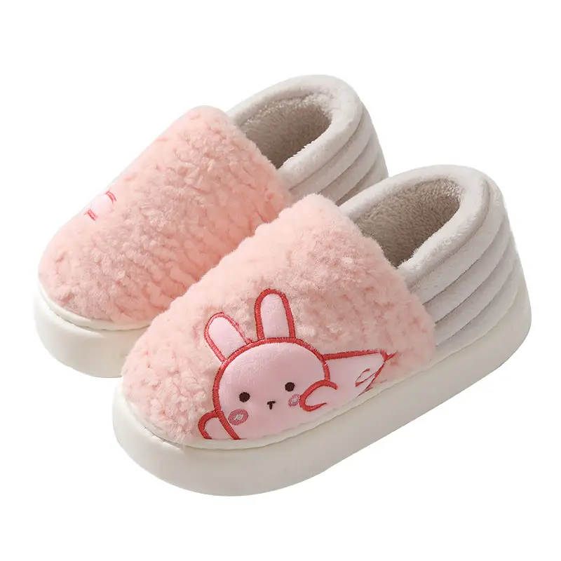Tiktok Cotton Shoes 2023 Winter Internet-Famous Rabbit Couple Closed-Back Cotton Slippers Indoor Non-Slip Warm Wholesale Home Use - Image 12