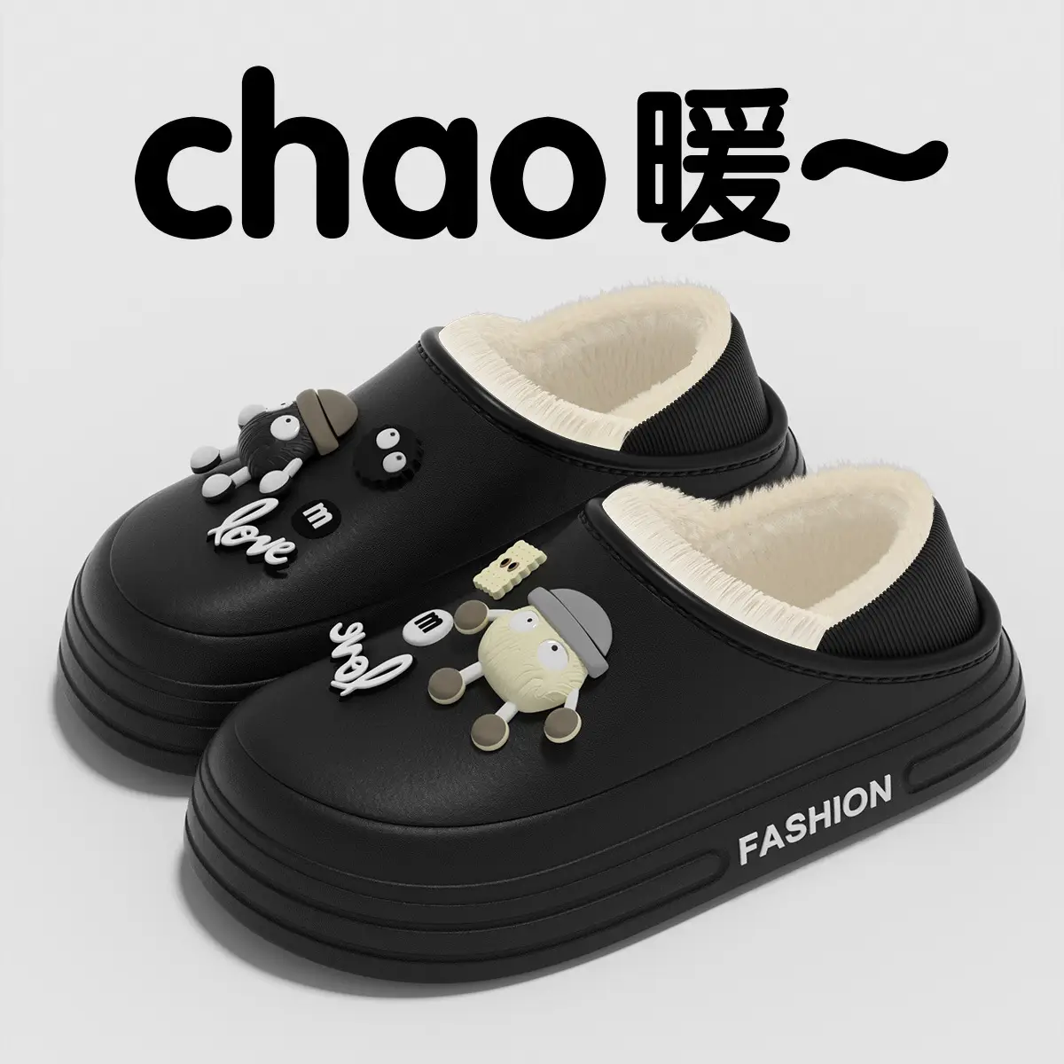 Waterproof Cartoon Slippers for Women Autumn Winter Warm Non-Slip - Image 7