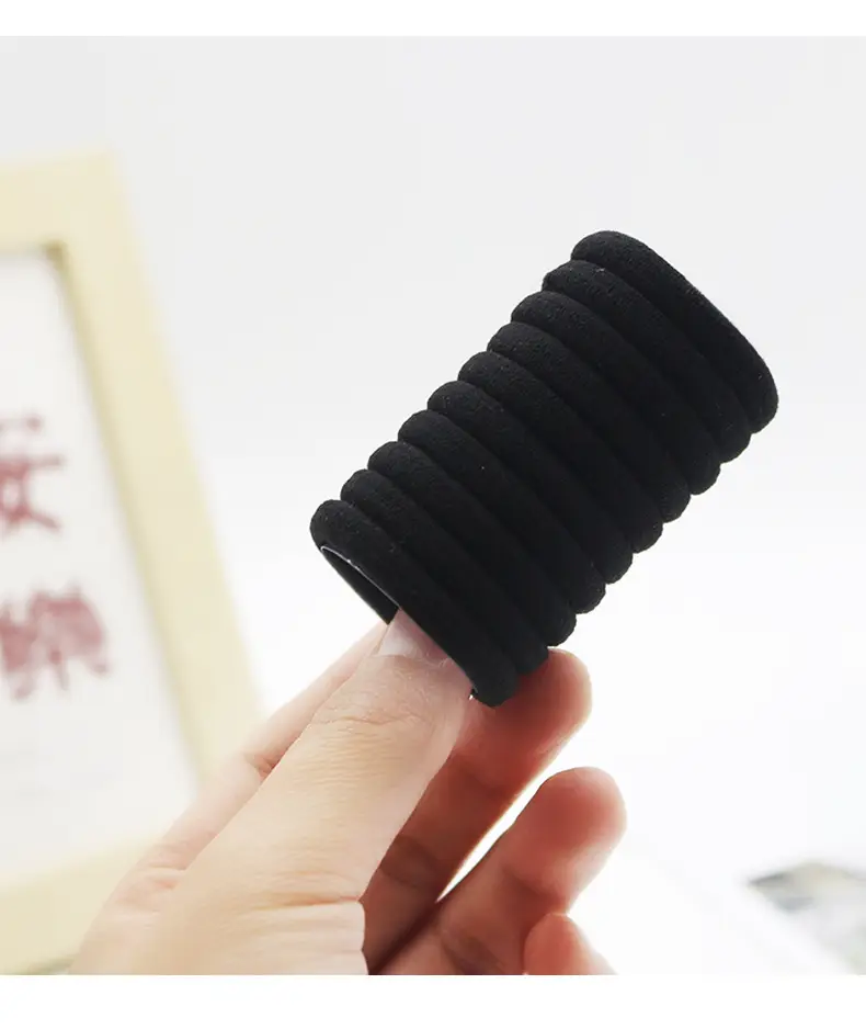 Black High Elastic Hair Band for Girls & Women — feature 10