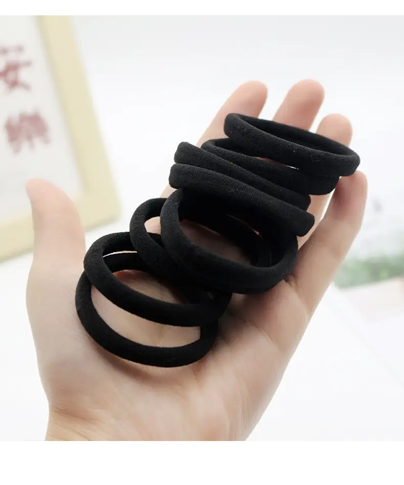 Black High Elastic Hair Band for Girls & Women — feature 11