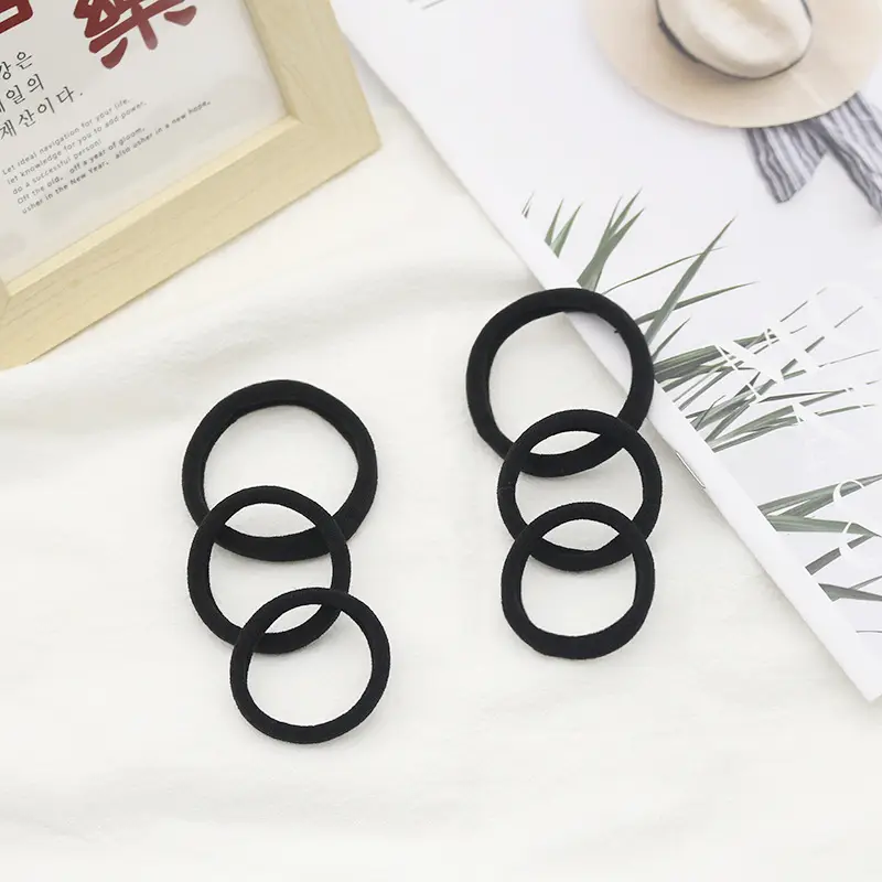 Black High Elastic Hair Band for Girls & Women — feature 20
