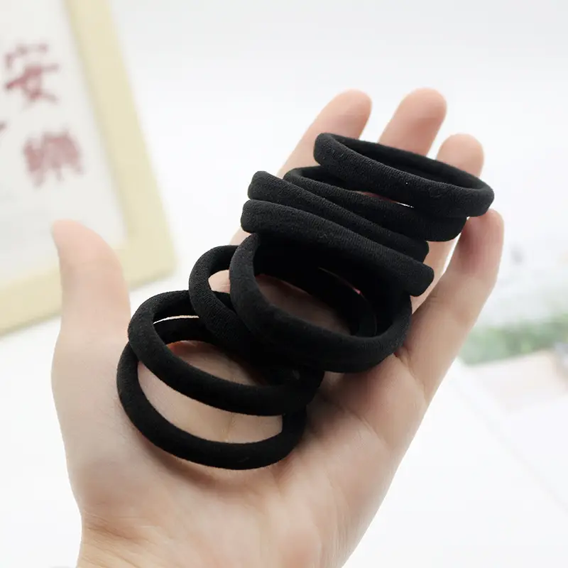 Black High Elastic Hair Band for Girls & Women — feature 25