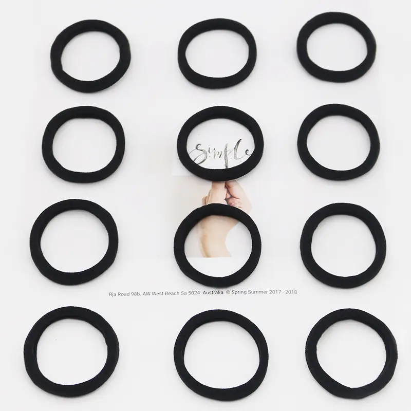 Black High Elastic Hair Band for Girls & Women — feature 28