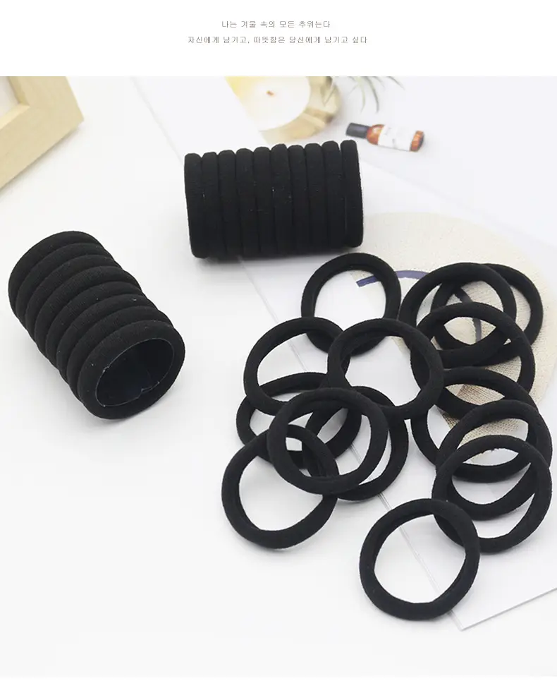 Black High Elastic Hair Band for Girls & Women — feature 5