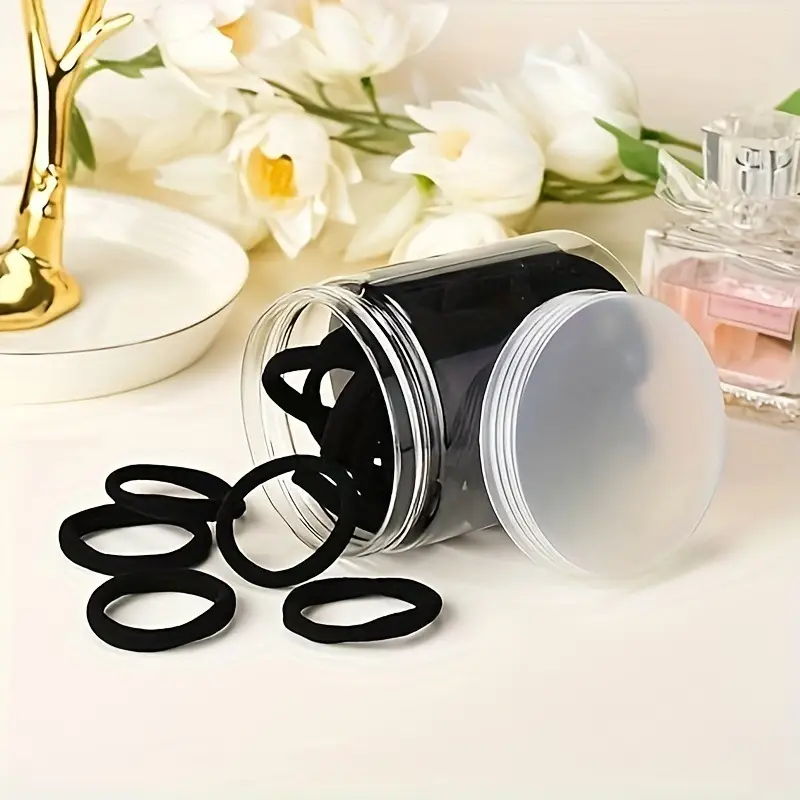 Black High Elastic Hair Band for Girls & Women