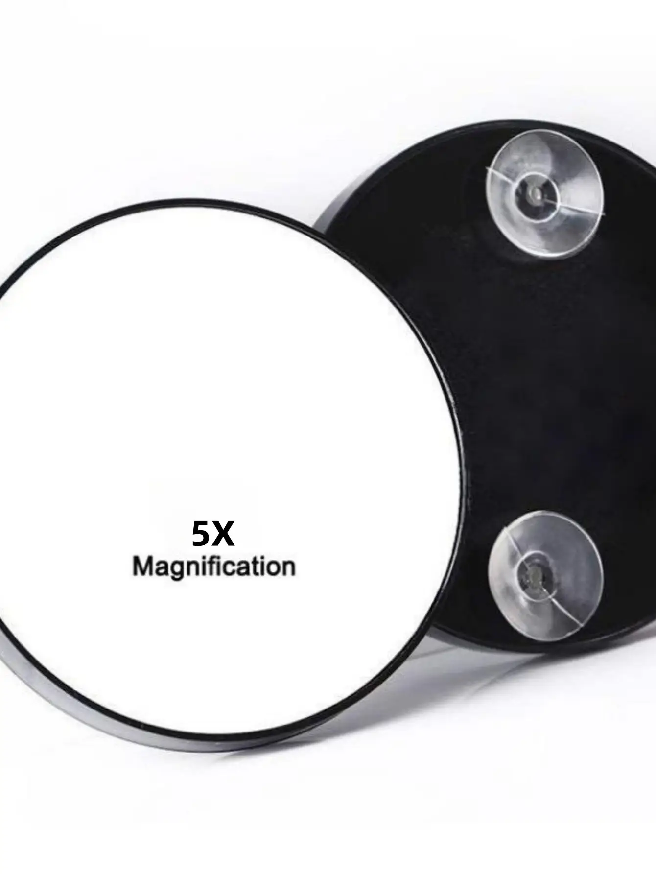 Double Suction Cup Makeup Tool Black White 5x10x10cm — feature 2