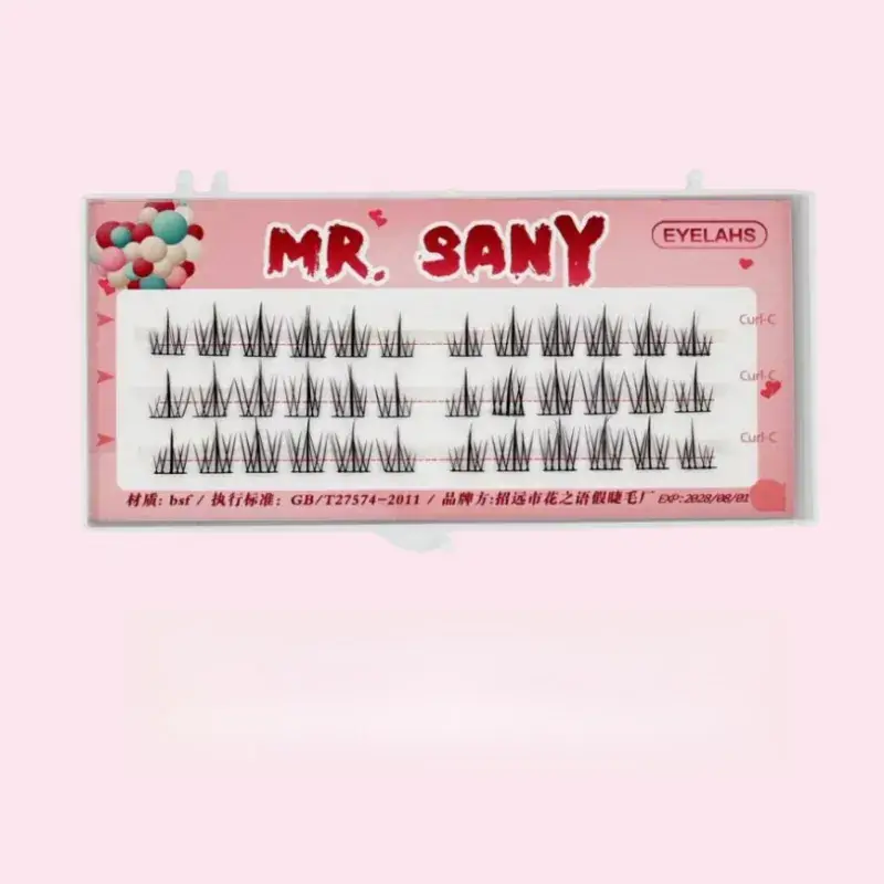 False Eyelashes Feather Fan Bionic Natural Hot Melt Lazy Trilogy - Image 9