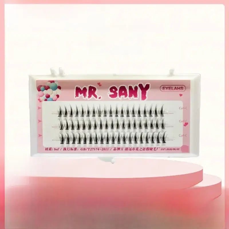 False Eyelashes Feather Fan Bionic Natural Hot Melt Lazy Trilogy - Image 4