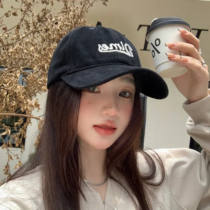 Women Sun Hat Baseball Cap with Large Brim Embroidery - Image 10