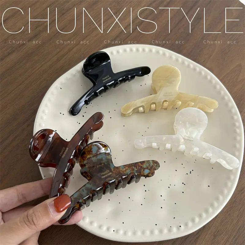 Acid Hairpin Women's High-Grade Hair Clip Shark Shape - Image 9