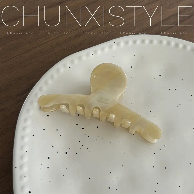 Acid Hairpin Women's High-Grade Hair Clip Shark Shape - Image 4