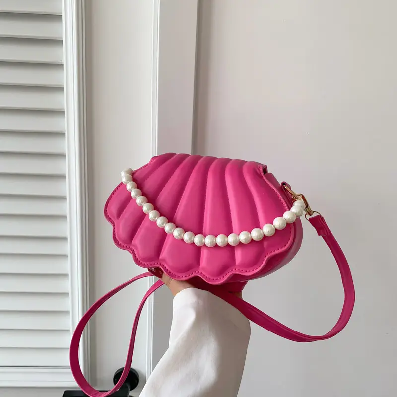 Red Envelope Pearl Crossbody Bag for Women