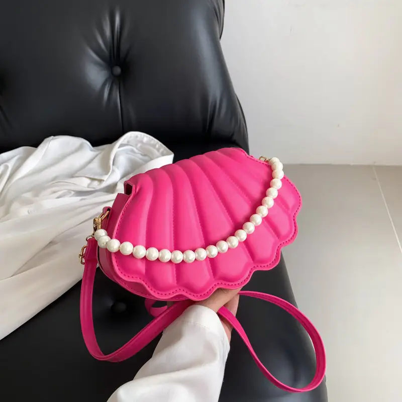 Red Envelope Pearl Crossbody Bag for Women