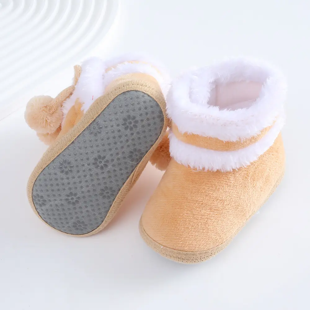 Newborn Fleece Lined Baby Boots 0-1Yr Soft Winter