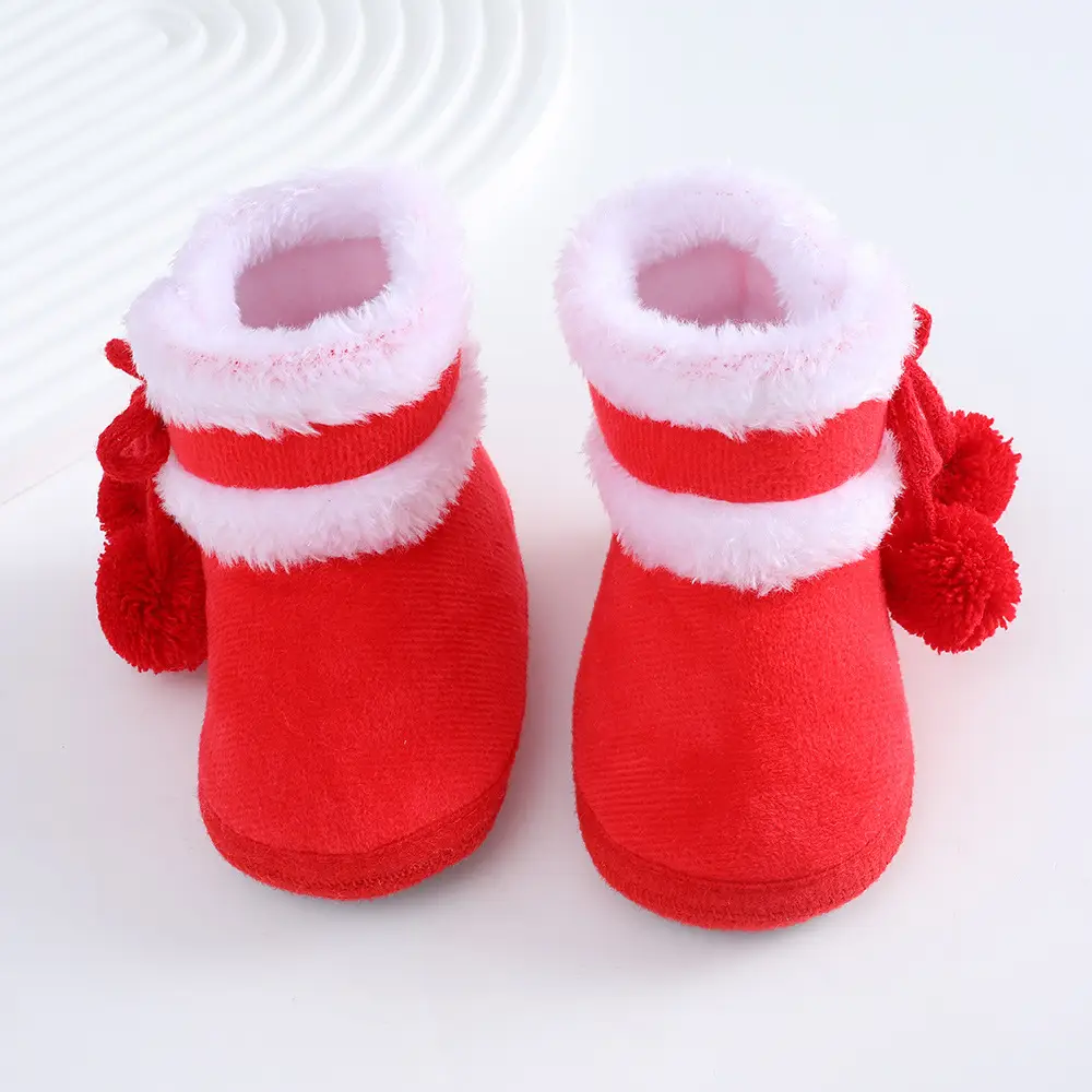 Newborn Fleece Lined Baby Boots 0-1Yr Soft Winter — feature 12