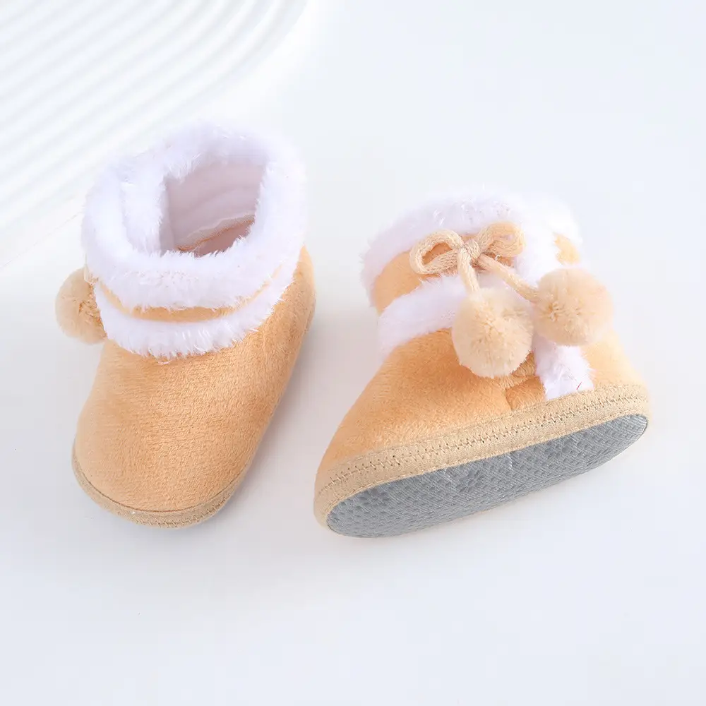 Newborn Fleece Lined Baby Boots 0-1Yr Soft Winter — feature 4