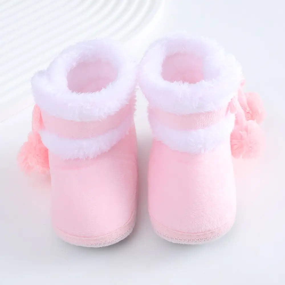Newborn Fleece Lined Baby Boots 0-1Yr Soft Winter — feature 6