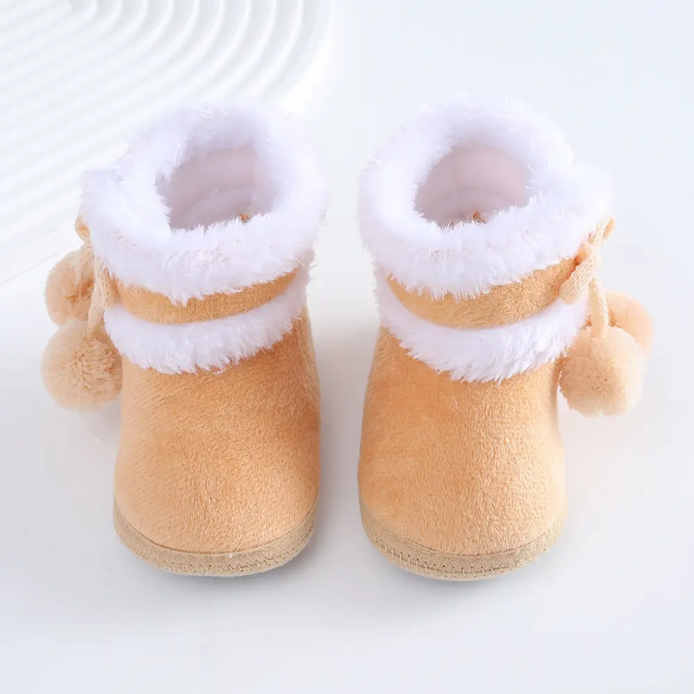 Newborn Fleece Lined Baby Boots 0-1Yr Soft Winter — feature 9