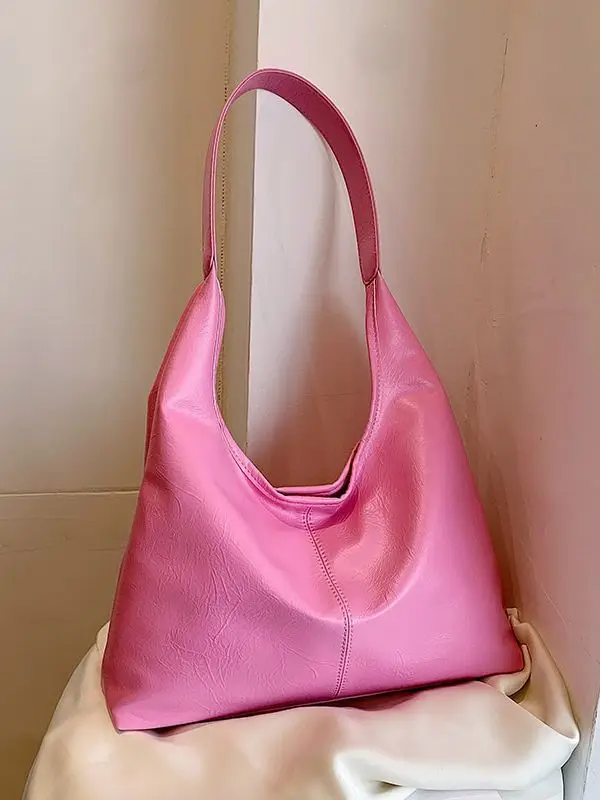 Black Leather Shoulder Bag for Women 2023 - Image 5