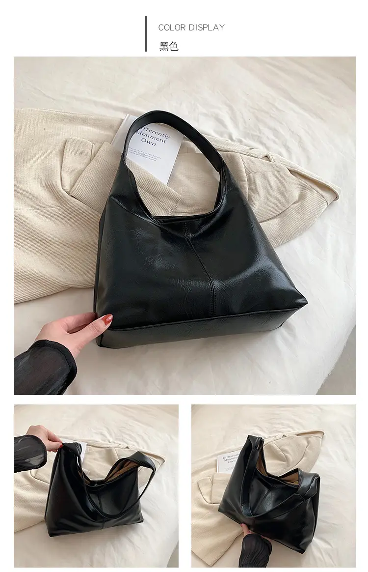 Black Leather Shoulder Bag for Women 2023 — feature 24