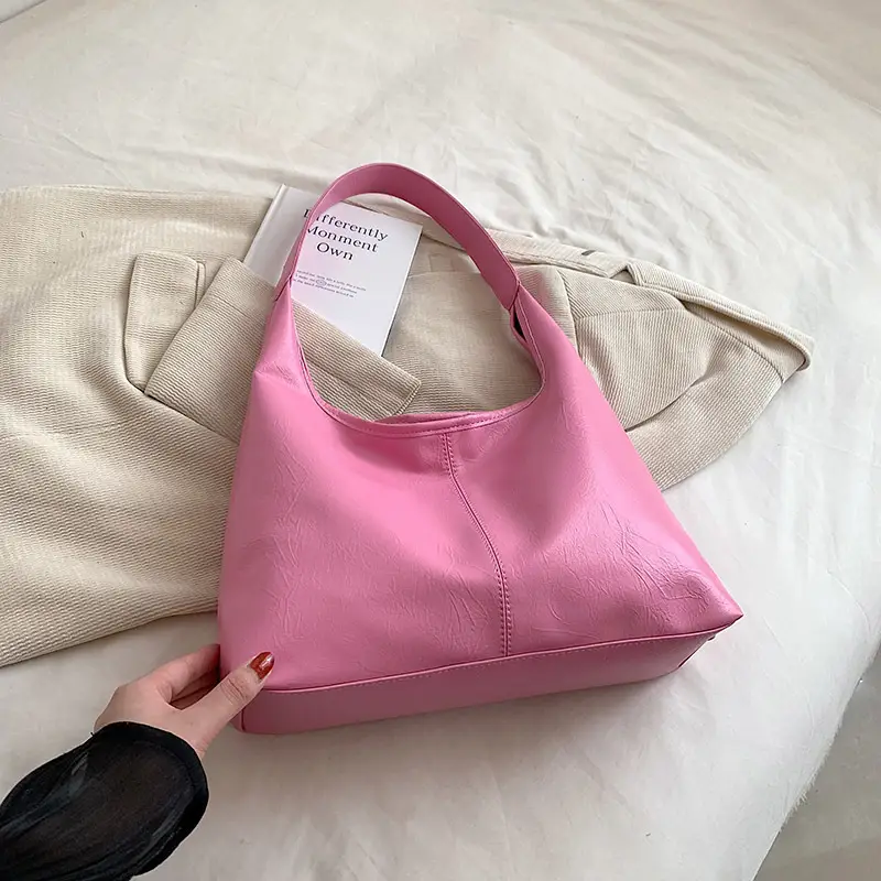 Black Leather Shoulder Bag for Women 2023 - Image 2