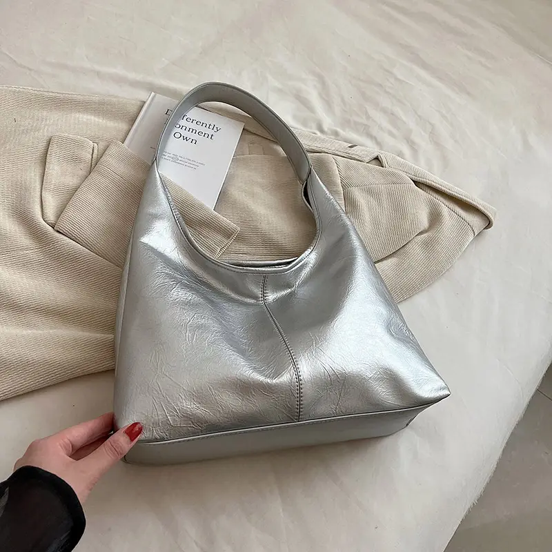 Black Leather Shoulder Bag for Women 2023 - Image 3