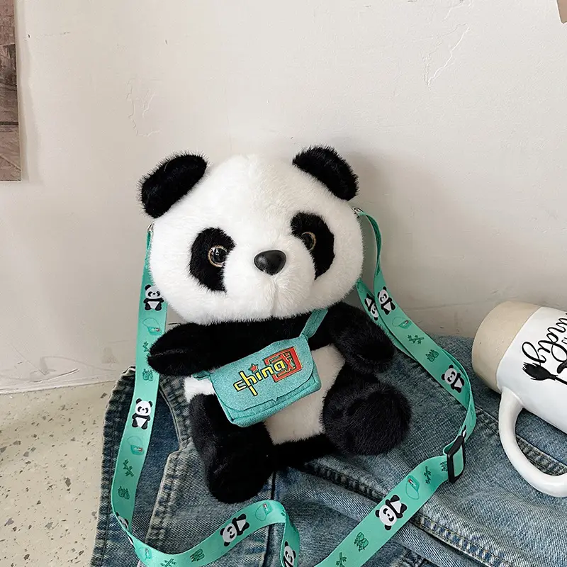 Chinese Panda Plush Backpack for Kids - Image 4