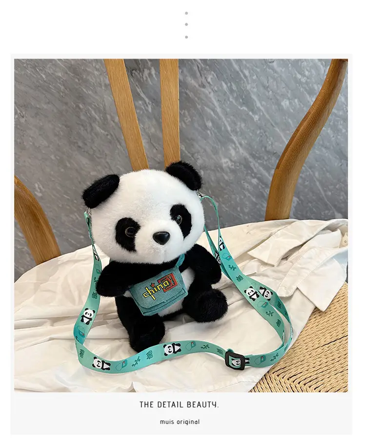 Chinese Panda Plush Backpack for Kids — feature 10