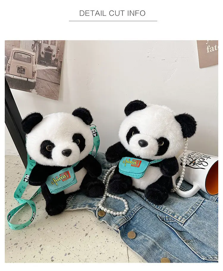 Chinese Panda Plush Backpack for Kids — feature 13