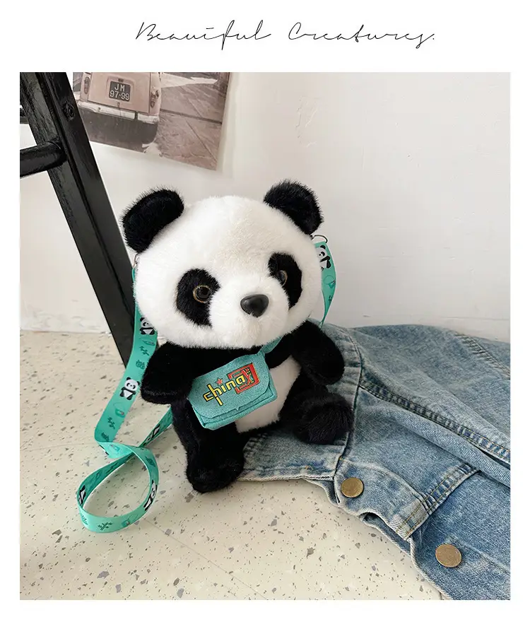 Chinese Panda Plush Backpack for Kids — feature 14