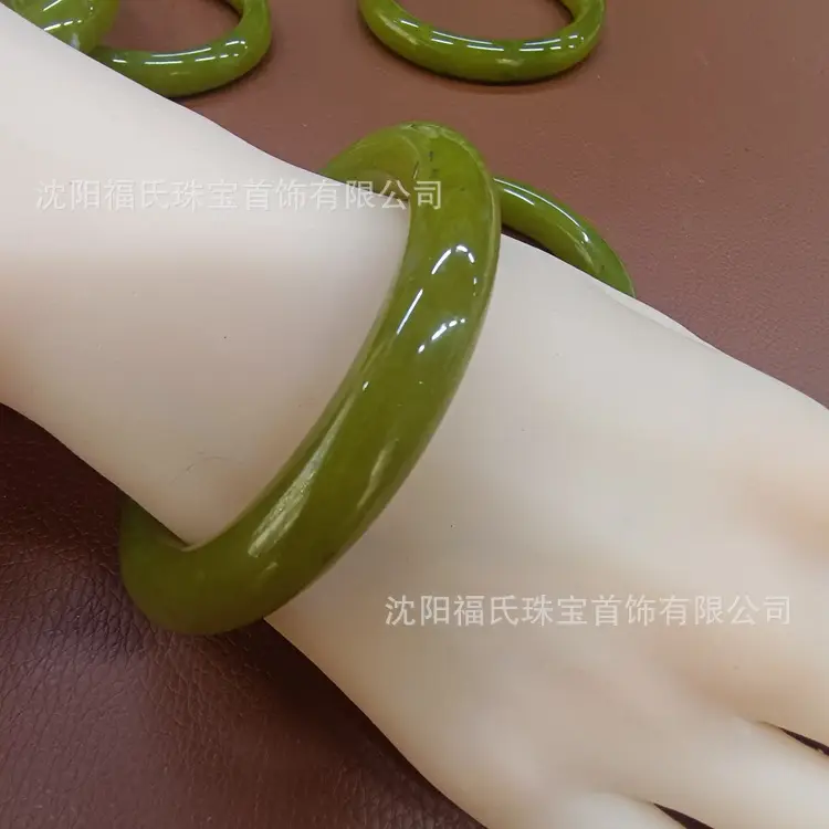 Natural Jade Female Bracelet Ice Xiuyan Wholesale - Image 2