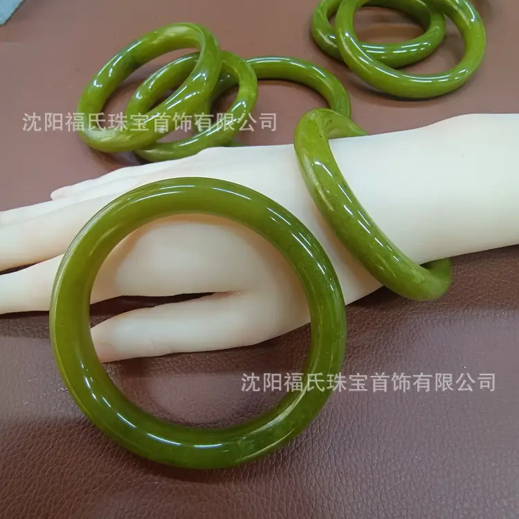 Natural Jade Female Bracelet Ice Xiuyan Wholesale - Image 5